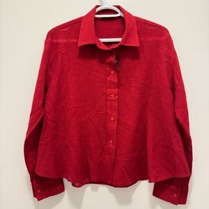 Massimo Dutti Women Wool Blend Shirt - XS - NWOT